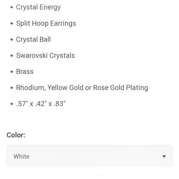 LESA MICHELE Crystal & Silvertone Ball Pavé Split Hoop Earrings - Picture 9 of 13